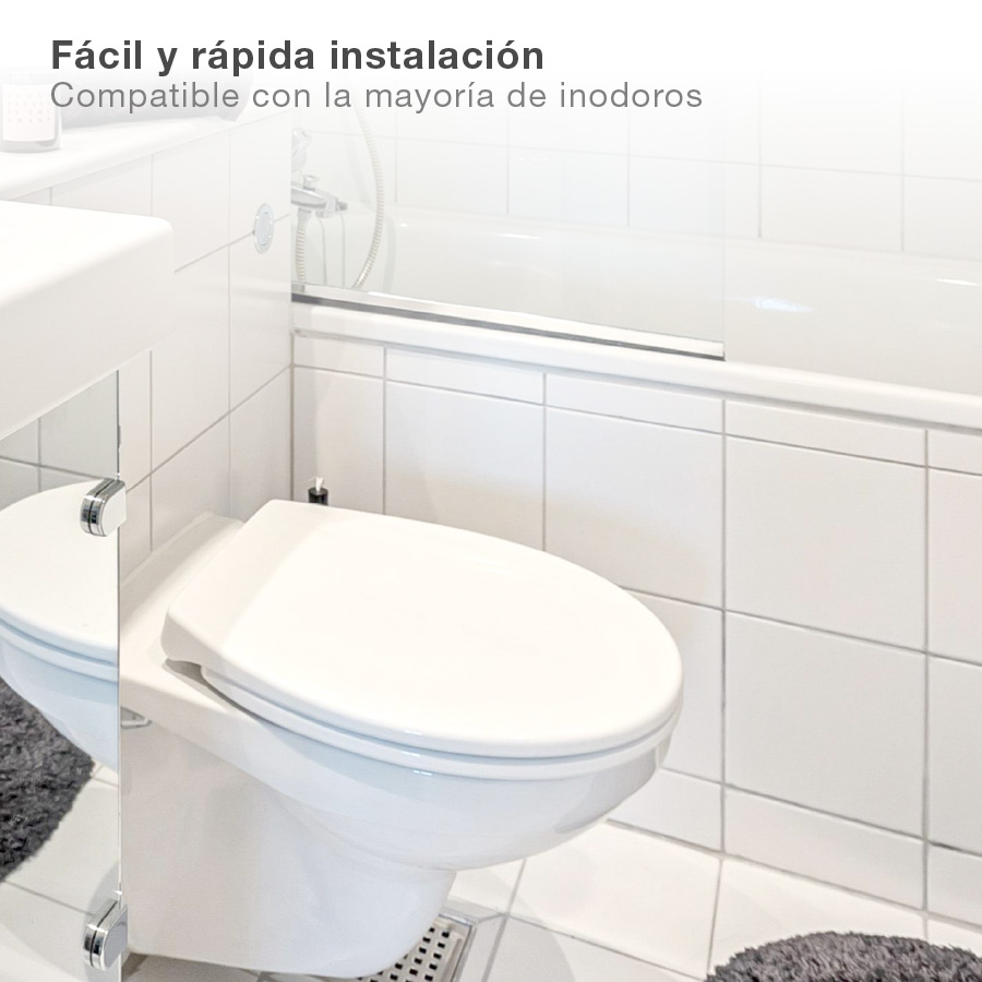Tapa universal WC PP cierre progresivo