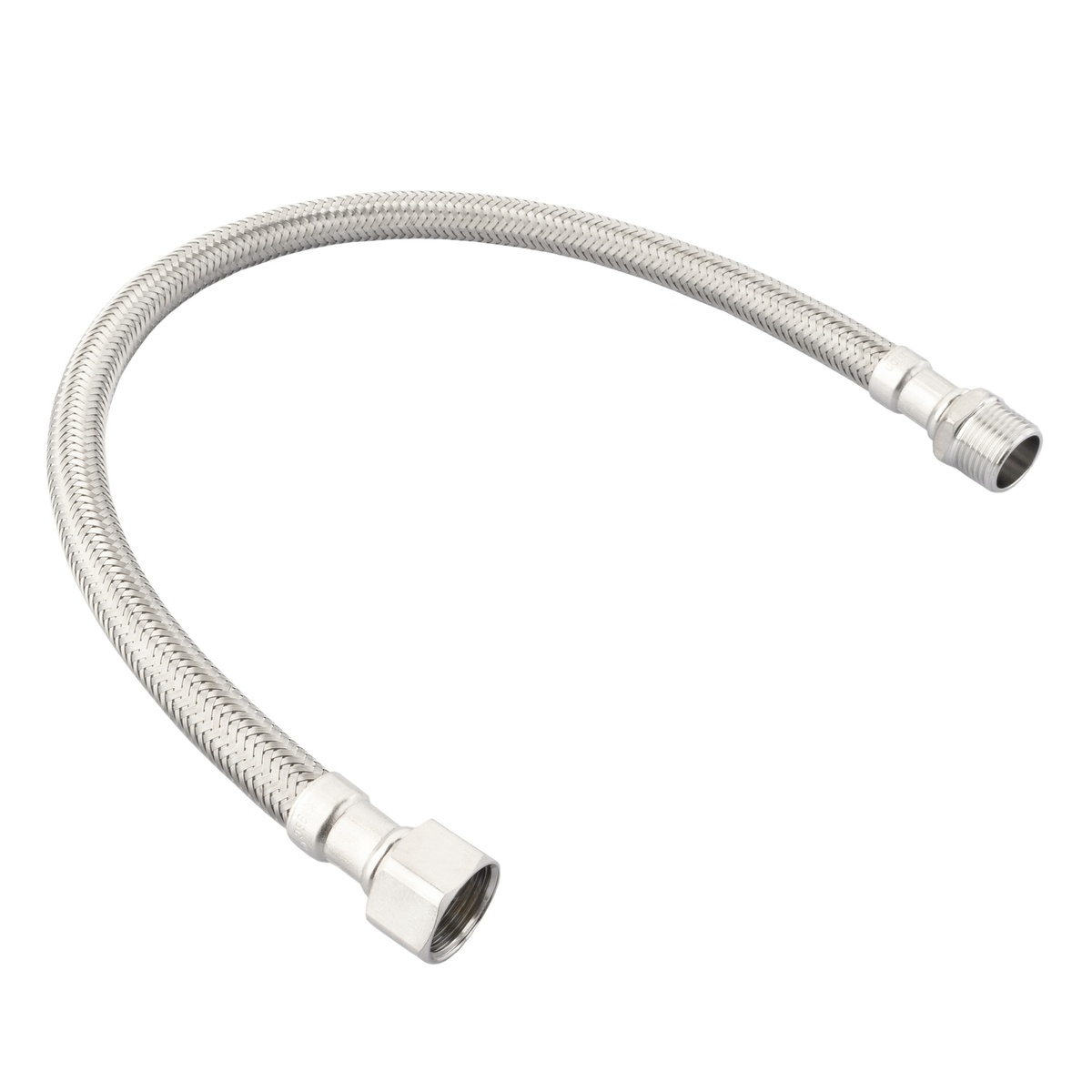 Latiguillo acero inox DN8 H3/8"xM3/8" 20cm