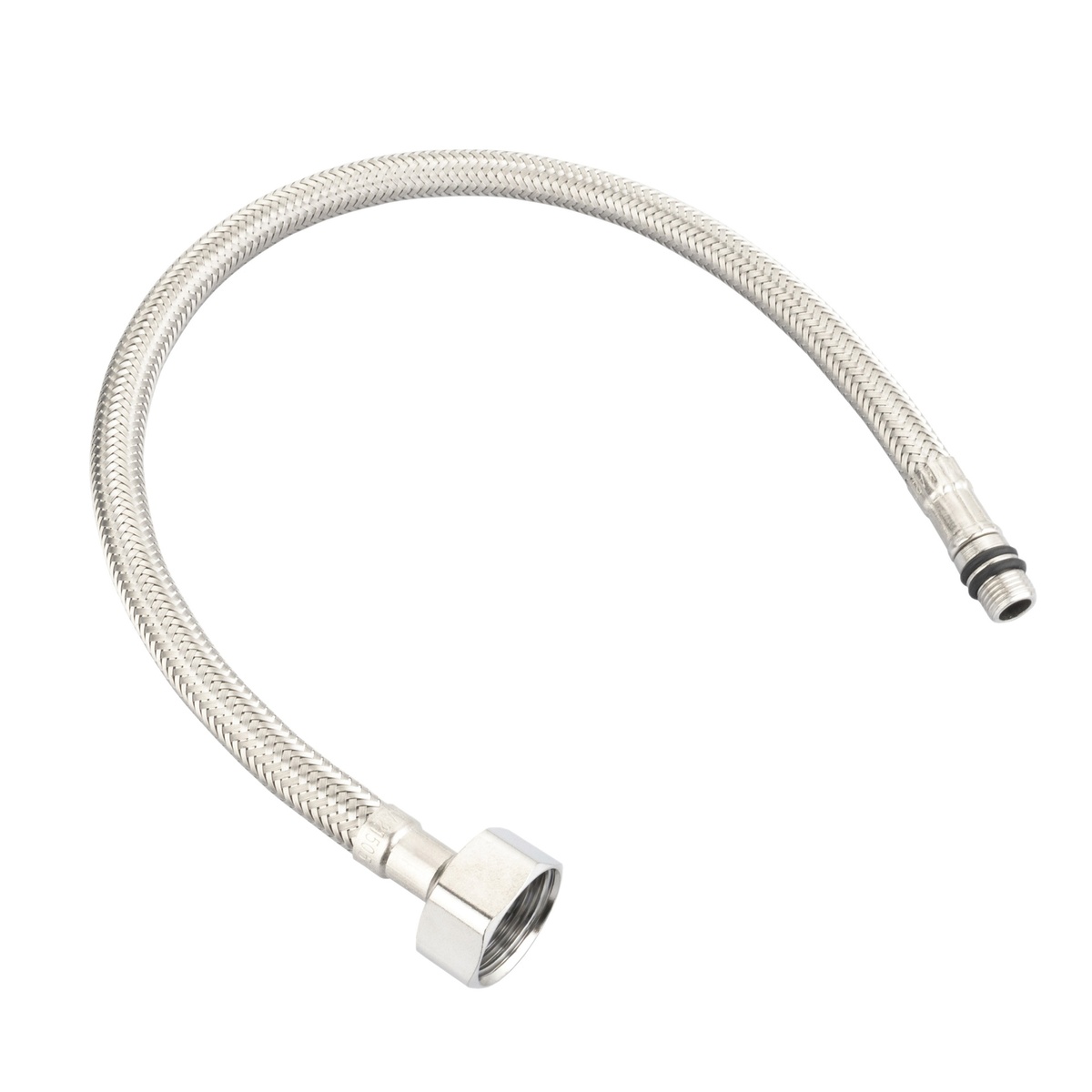 Stainless steel hose DN6 H1/2"xM10 35cm