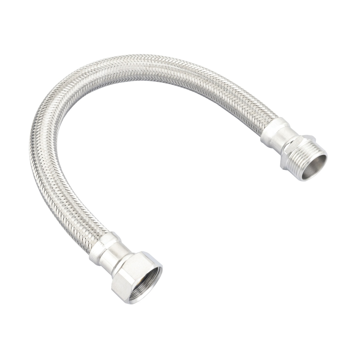 Mangueira aço inox DN15 para aquecedor de água HH3/4" 50 cm