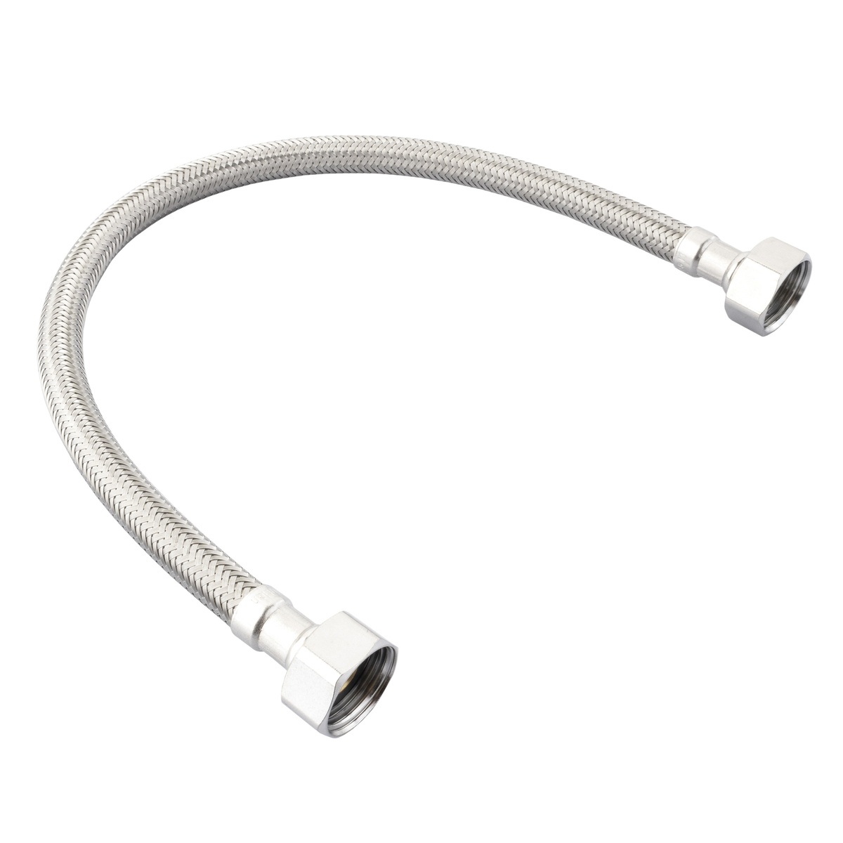 Latiguillo acero inox DN8 H1/2"xH1/2" 50cm