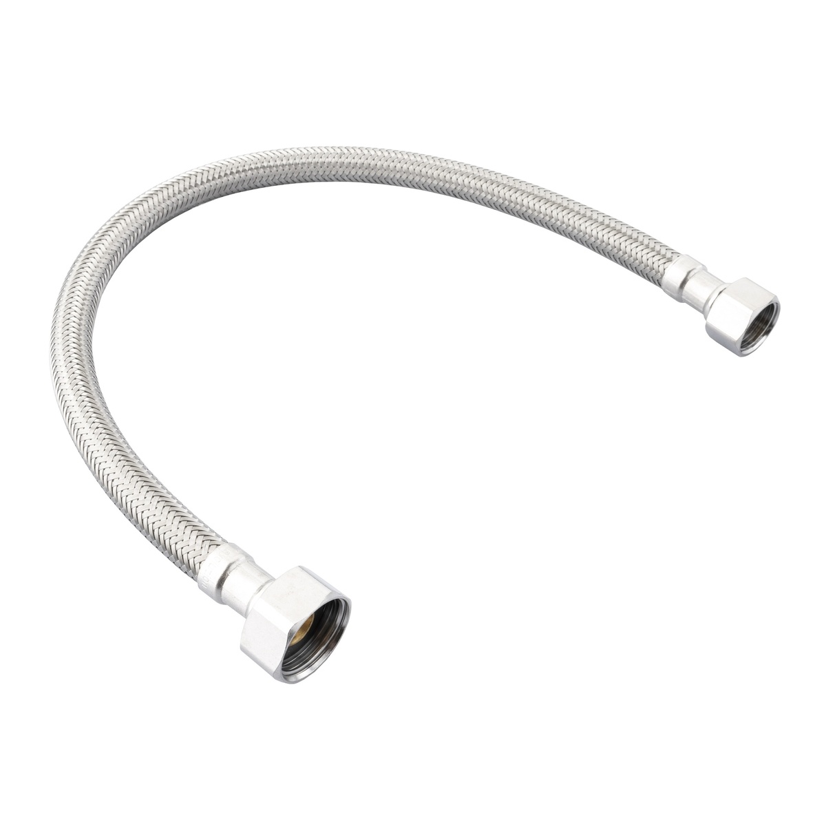 Latiguillo acero inox DN8 H1/2"xH3/8" 50cm