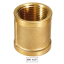 Manguito latón HH 1/2" - 10u caja