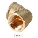 Codo latón HH 1" - 10u caja