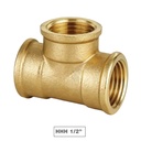 Te latón HHH 1/2" - 10u caja