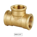 Te latón HHH 3/4" - 10u caja