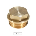 Tapón latón M 1" - 10u caja