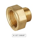 Reducción Marsella latón H1/2"xM3/8" - 10u caja