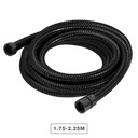 Flexo ducha PVC 1,5M Negro mate